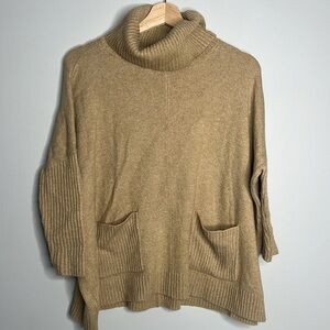 LOFT Women’s Tan XSP Turtleneck Sweater